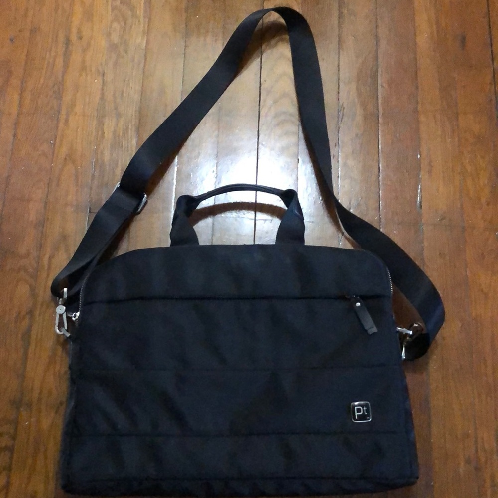 Black laptop bag